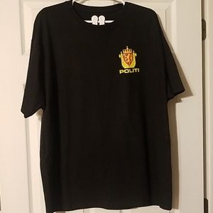 Mens Politi tshirt